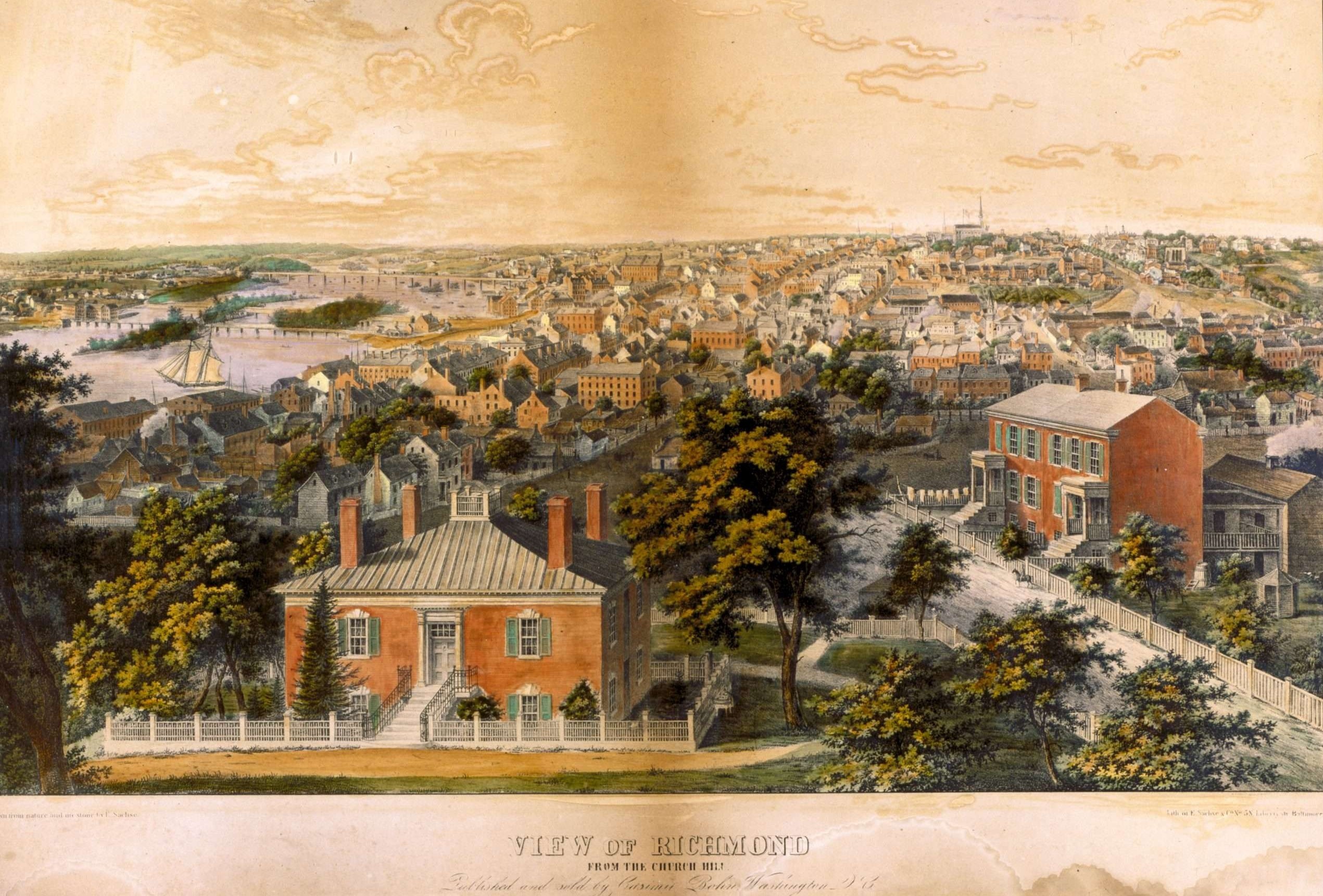 Sasche View of Richmond from Church Hill 1851_EV